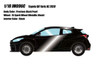 1/18 Make Up 2020 Toyota GR Yaris RZ (Precious Black Pearl with Metallic Black 15 Spork Wheels) Resin Car Model