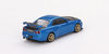 1/64 Mini GT Nissan Skyline GT-R (R34) Top Secret Bayside Blue Diecast Car Model