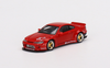 1/64 Mini GT Nissan Silvia (S15) Rocket Bunny (Red) Car Model
