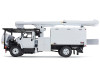 GMC C7500 Tree Trimming Truck White "Altec" 1/34 Diecast Model by First Gear