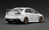 1/43 Ignition Model Mitsubishi Lancer Evolution X (CZ4A) White With 4B11 engine Silver 