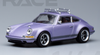 1/64 POPRACE SINGER Porsche 964 PURPLE Diecast Car Model