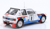 1/24 Ixo 1985 Peugeot 205 Turbo T16 #6 3rd Rally Monte Carlo Peugeot Talbot Sport Timo Salonen, Seppo Harjanne Car Model