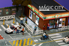1/64 Magic City Mitsubishi Auto Repair & 7-11 7-Eleven Supermarket Scene (cars & models NOT included)