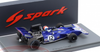 1/43 Spark Tyrrell 002 No.12 2nd French GP 1971 François Cevert Car Model