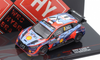 1/43 Ixo 2022 Hyundai i20 N Rally1 #8 Rallye Monte Carlo Hyundai Shell Mobis WRT Ott Tänak, Martin Järveoja Car Model