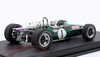 1/18 GP Replicas 1967 Formula 1 Jack Brabham Brabham BT24 #1 2nd Mexican GP Car Model with Figure