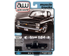 1/64 Auto World 1983 Chevrolet Silverado Stepside (Black) Diecast Car Model