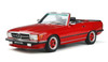 1/18 OTTO 1986 Mercedes-Benz R107 500 SL AMG (Red) Resin Car Model