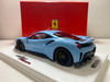 1/18 BBR Ferrari 488 Pista (Baby Blue) Resin Car Model Limited 50 Pieces