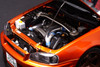 1/18 Motorhelix Nissan Skyline GT-R GTR (R34) Z-Tune (Orange) Diecast Car Model Limited 599 Pieces