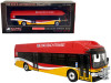 New Flyer Xcelsior XN40 Transit Bus Long Beach Transit "510 to LONG" "The Bus & Motorcoach Collection" 1/87 Diecast Model by Iconic Replicas