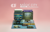 1/64 Magic City Grand Prix Macau Main Race Building Diorama (Figures & Cars NOT Included)