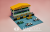 1/64 Magic City Grand Prix Macau Grandstands Diorama (Figures & Cars NOT Included)