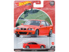 BMW M3 Red "Auto Strasse" Series Diecast Model Car by Hot Wheels