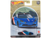 Renault Alpine A110 Blue Metallic and Black with Graphics "Auto Strasse" Series Diecast Model Car by Hot Wheels