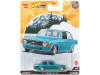 1973 Volvo 142 GL Turquoise Metallic "Auto Strasse" Series Diecast Model Car by Hot Wheels