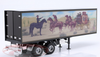 1/18 Road Kings Semi-Trailer Wild West (Black) Diecast Model