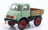 1/18 Schuco Mercedes-Benz Unimog 401 with Westfalia Cabin (Green) Diecast Car Model