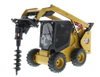 1/16 Diecast Masters Diecast Radio Control Cat 272D3 Skid Steer Loader (Includes 4 interchangeable Work Tools - Bucket, Auger, Forks, and Broom)