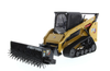 1/16 Diecast Masters Diecast Radio Control Cat 297D2 Multi Terrain Loader (include 4 interchangeable work tools - bucket, auger, forks, and broom)