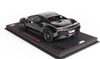 1/18 BBR Ferrari 296 GTB (Black 1250 Polished with Red Brake Calipers) Resin Car Model Limited 24 Pieces