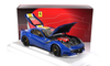 1/18 BBR Ferrari F12 TDF (Blue Dino with Yellow Stripe) Diecast Car Model