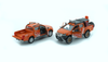 1/64 BM Creations Isuzu D-Max 2018 - Orange with Sticker w/ Accessory Pack 