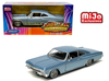 1/24 Welly 1965 Chevrolet Impala SS 396 Light Blue Metallic "Low Rider Collection" Diecast Car Model