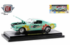 1/24 M2 Machines 1966 Ford Mustang Fastback 2+2 Hurst Power Flowers (Green) Diecast Car Model