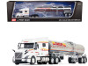 Volvo VNL 740 Mid-Roof Sleeper with Brenner Food-Grade Tanker Trailer "Oakley Transport" White with Graphics 1/64 Diecast Model by DCP/First Gear