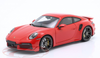 1/18 Minichamps 2021 Porsche 911 (992) Turbo S Coupe Sport Design (Guards Red) Diecast Car Model