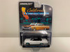 CHASE CAR 1/64 Greenlight 1963 Chevrolet Impala SS Convertible White "California Lowriders" Series 2 Diecast Car Model