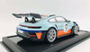 1/18 VIP Porsche 911 992 GT3 RS #9 (Gulf Blue) Resin Car Model Limited 99 Pieces