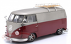 1/18 Schuco Volkswagen VW T1b Bus Lowrider (Red & Grey) Diecast Car Model