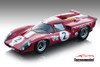 1/18 Tecnomodel Lola T70 MK3B GT Le Mans 24h 1969 Car #2 DNF Scuderia Filipinetti  Driver: J. Bonnier - M. Gregory Resin Car Model