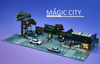 1/64 Magic City Audi Dealership Diorama (car models & figures NOT included)