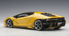 1/18 AUTOart Lamborghini Centenario (New Giallo Orion Metallic Yellow) Car Model