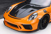 1/18 Makeup Porsche 911 991.2 GT3 RS (Orange with Black Hood) Resin Car Model