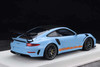 1/18 Makeup Porsche 911 991.2 GT3 RS (Gulf Blue with Black Hood) Resin Car Model