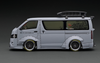 1/18 Ignition Model T･S･D Works Toyota Hiace Iace Matte Gray With Roof Rack