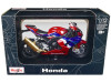 Honda CBR1000RR-R Fireblade SP Red with White and Blue Graphics with Stand 1/12 Diecast Motorcycle Model by Maisto