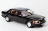 1/18 Norev 1989 Mercedes-Benz 560 SEL (Black with Brown Interior) Diecast Car Model