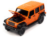 2013 Jeep Wrangler Unlimited Moab Edition Crush Orange "Sport Utility" Limited Edition 1/64 Diecast Model Car by Auto World