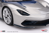 1/18 Topspeed Automobili Pininfarina Battista 2019 US Launch Edition Argento Liquido Gloss and Blu del Re Gloss