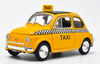 1/24 Welly FX Fiat Nuova 500 Taxi Diecast Car Model