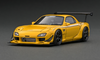 1/43 Ignition Model Mazda RX-7 Feed Afflux GT3 (FD3S)  Yellow With 13B Engine