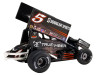 Winged Sprint Car #5 Spencer Bayston "TrueTimber Camo" CJB Motorsports "Rookie of the Year" "World of Outlaws" (2022) 1/50 Diecast Model Car by ACME