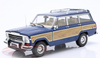 1/18 KK-Scale 1989 Jeep Grand Wagoneer (Blue) Car Model