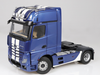 1/18 NZG Mercedes-Benz Actros GigaSpace 4x2 (Blue Metallic with Stripes) Truck Header Diecast Model